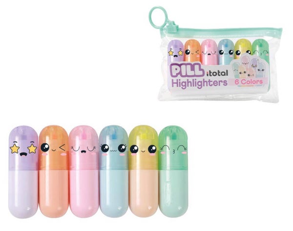 ITOTAL MINI EVIDENZIATORI FACCINE MACARON 6PZ