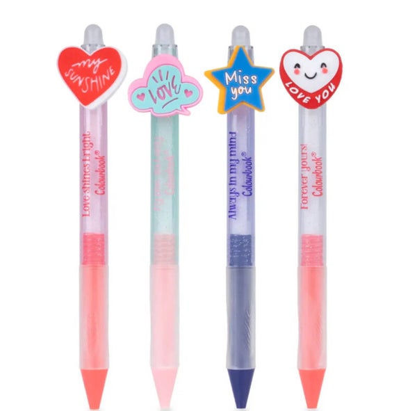 Colourbook Penna gel cancellabile – Love Pen