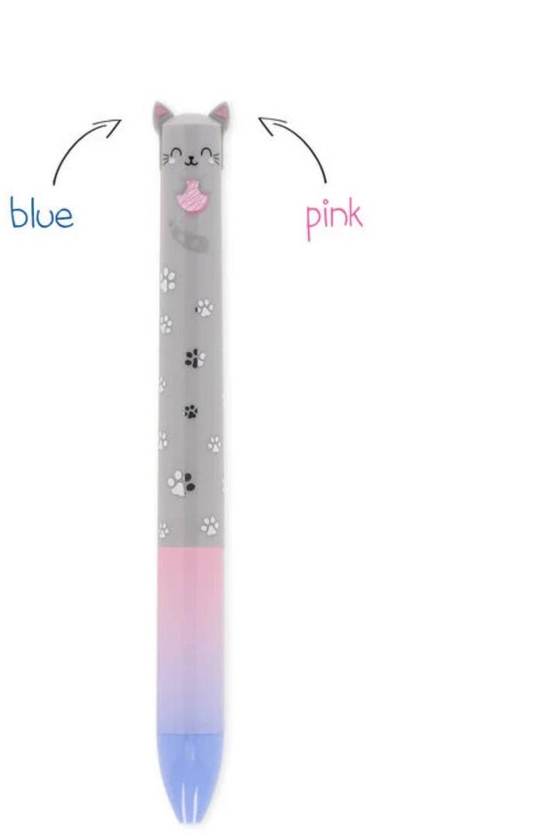 Penna a Due Colori - Click&Clack-unicorn-legami
