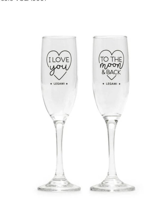 Set di 2 Calici - Cheers to Love