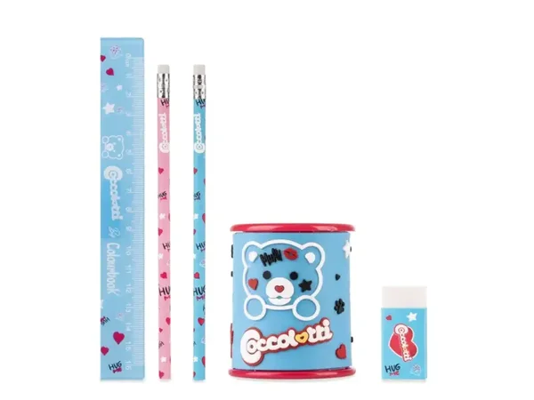 Kit Stationery Coccolotti love&tell azzurro