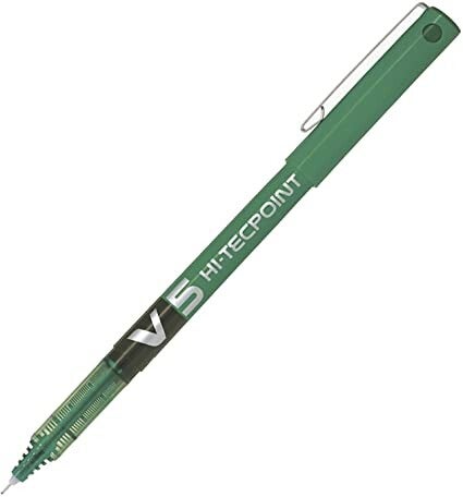 Penna Pilot V5 Hi‑Tecpoint verde