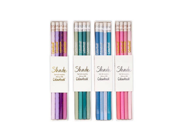 Set 4 matite con gomma – Shade Colourbook