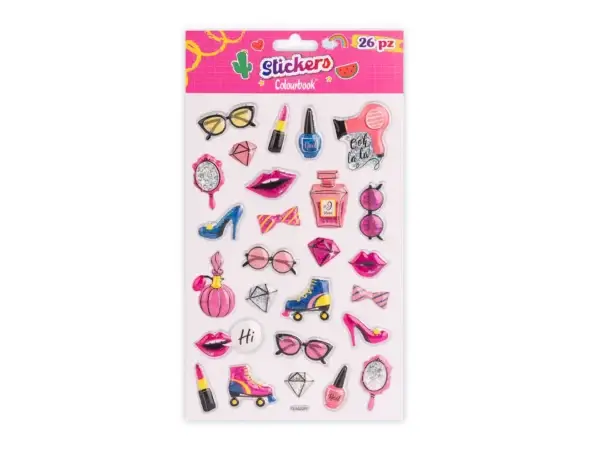 Set 26 Stickers Girly