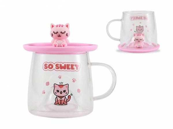 Bicchiere Charmy PINK CAT