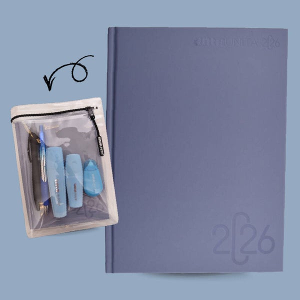 Diario scuola Tinta Unita 2025/2026 lavanda