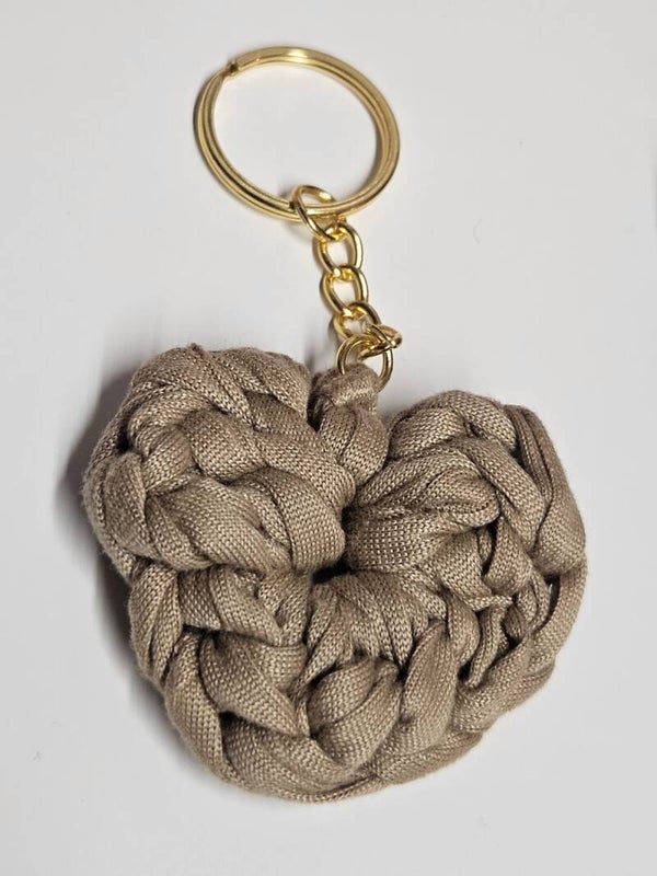 Portachiavi artigianale a forma di cuore - Sereniu®