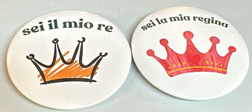 Spillette "sei il mio re / sei la mia regina" Sereniu®