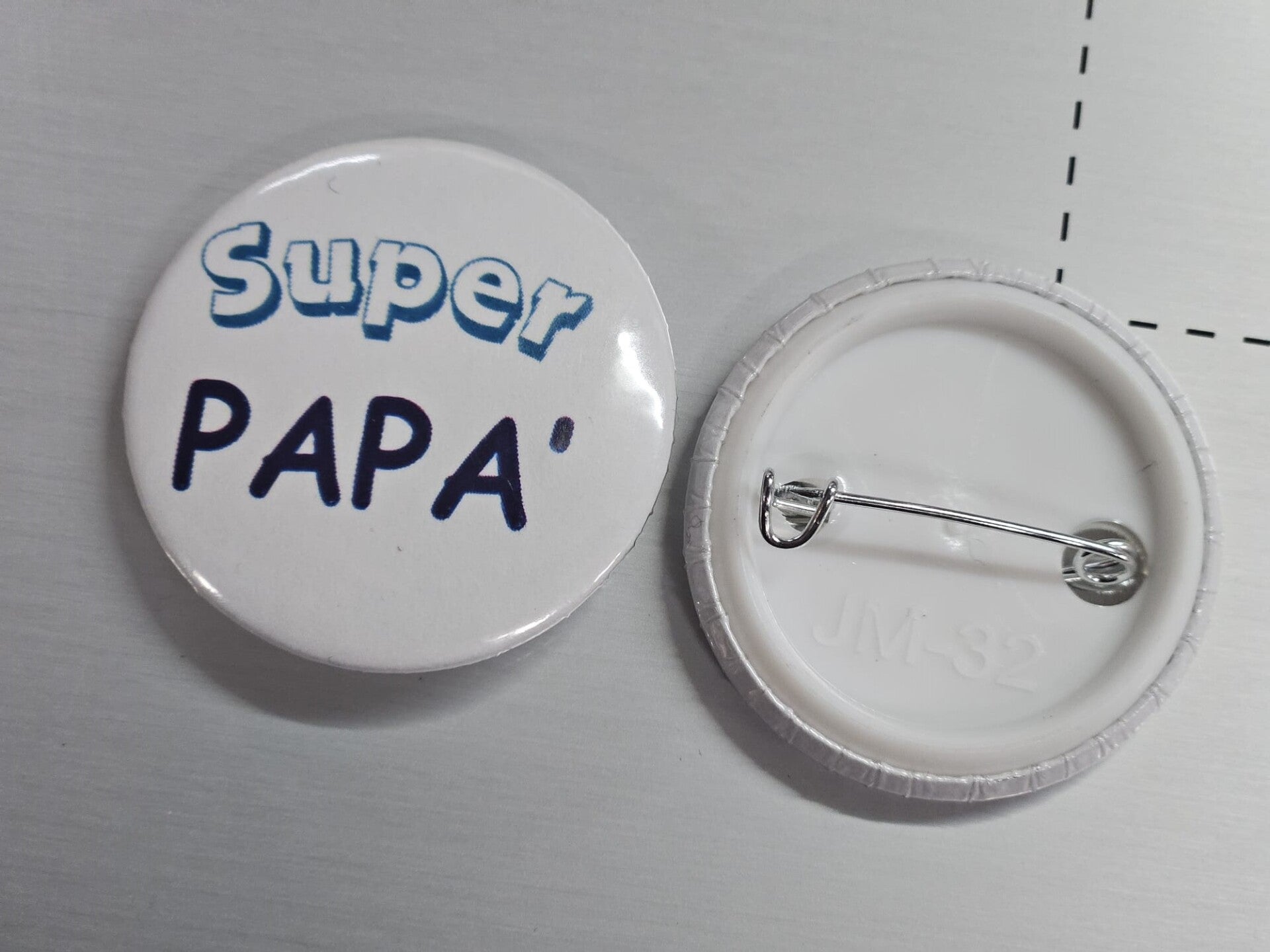 Spilletta "Super Papà" 32mm Sereniu®
