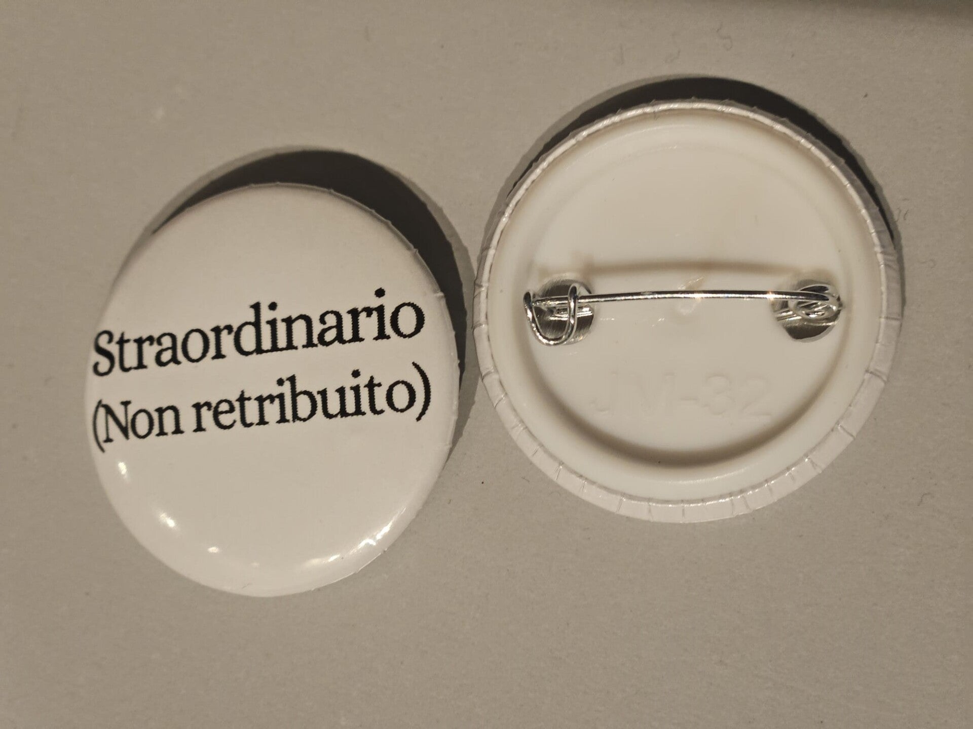 Spilletta – "Straordinario (Non retribuito)"  Sereniu®