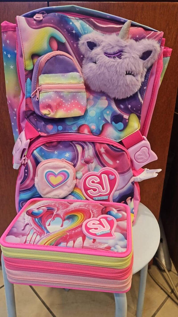 Zaino e Astuccio SJ Gang Ever Cute Unicorn - bts 2026/27