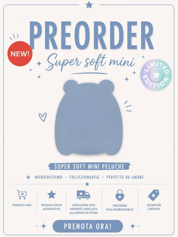 Super Soft Mini Peluche Legami – Limited Edition | PREORDER christmas 2026