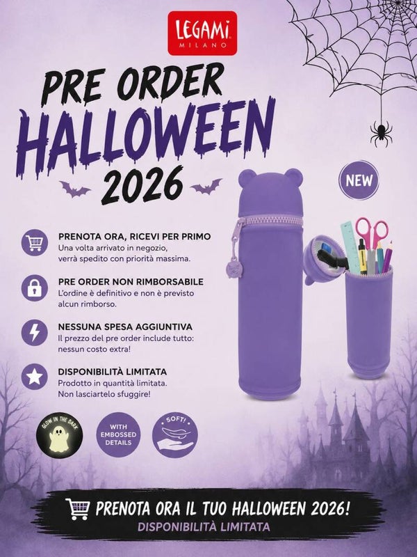 Astuccio Kawaii Legami Halloween 2026 – Pre Order Limited Edition | Sereniu