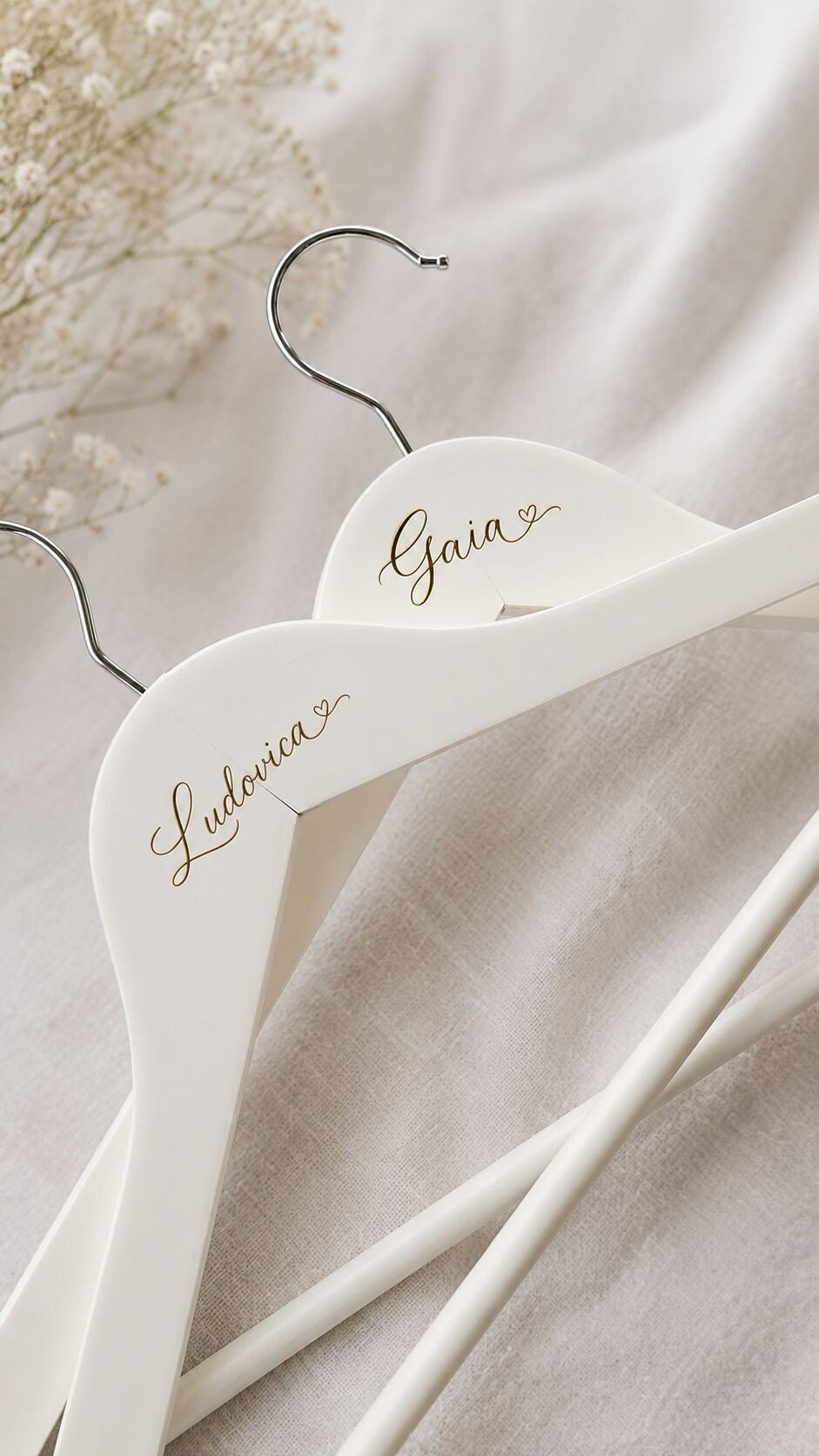 Gruccia personalizzata con stampa laser