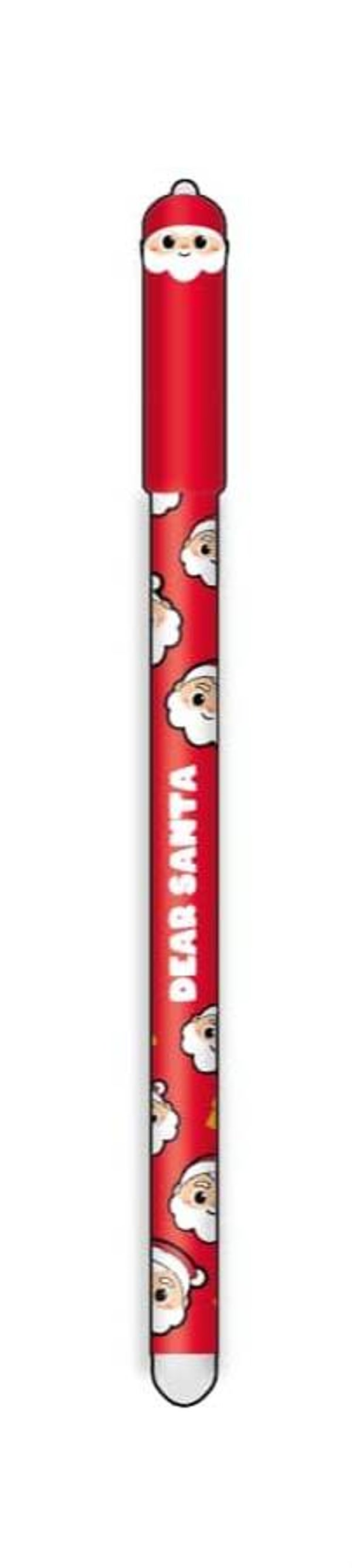 Penna Cancellabile con Tappo XMAS dear santa
