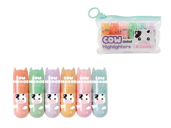 ITOTAL MINI EVIDENZIATORI COW MACARON 6PZ