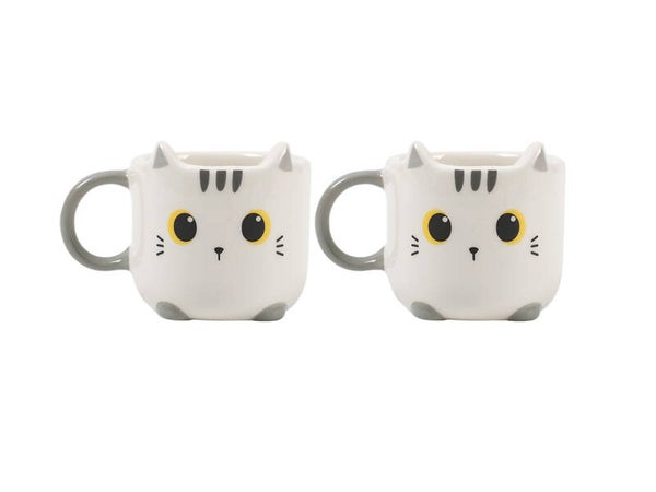 Tazzina da Espresso WHITE CAT set 2 pz
