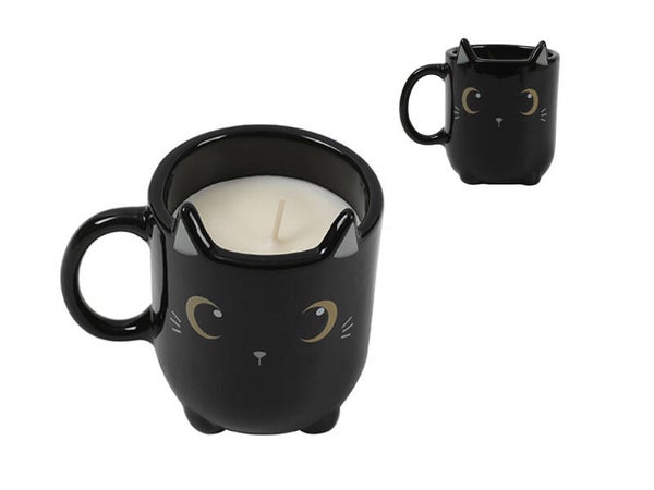 Candela Mug  I-Total Gatto Nero