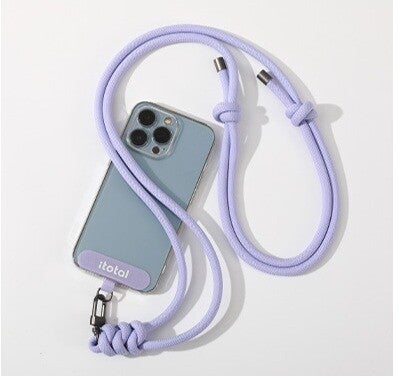 Cordini portatelefono viola pastello