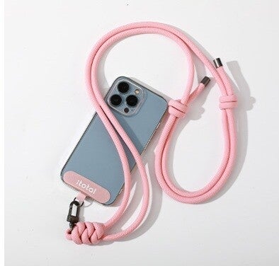 Cordini portatelefono rosa pastello