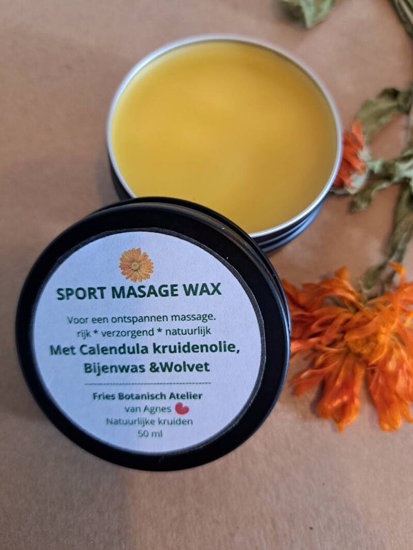 Sport massage wax