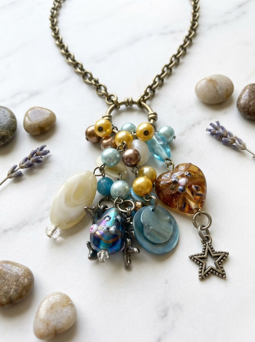 - Stijlvolle ketting met bedels – perfect voor elke look