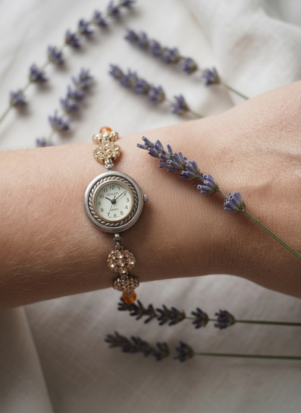 Vintage Blossom Horloge