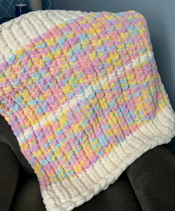 Chunky Yarn Baby Blanket