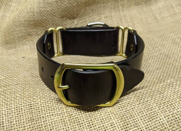 Leather Martingale Dog Collar