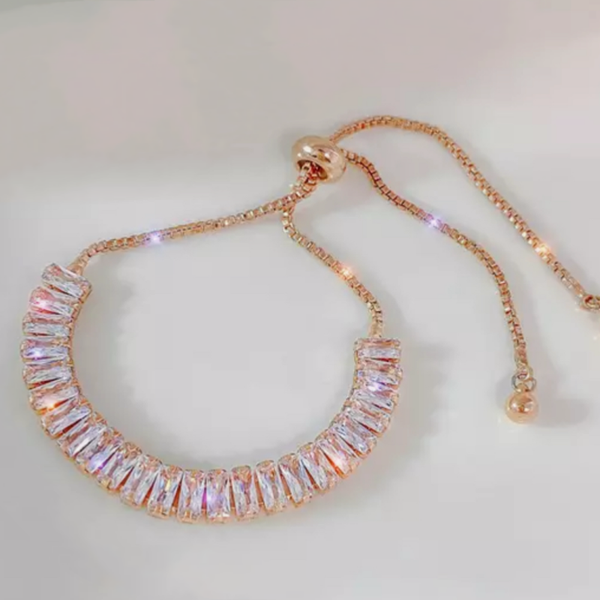 Serena - Rosé gouden armband