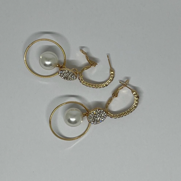 Oorringen met zirkonia