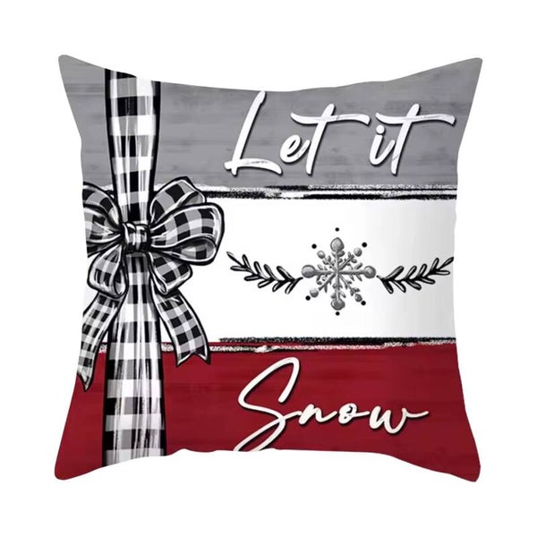 Kussen Let it snow