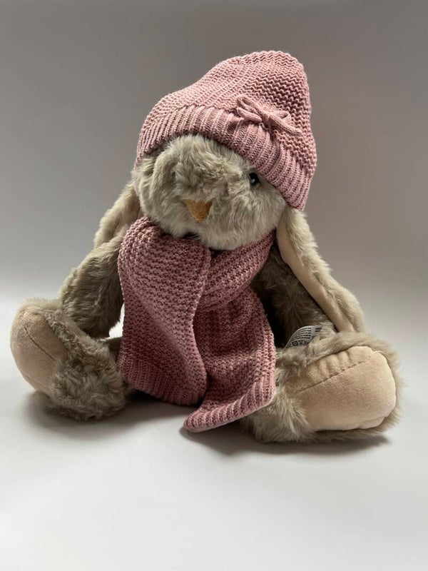 Bruin knuffel konijn