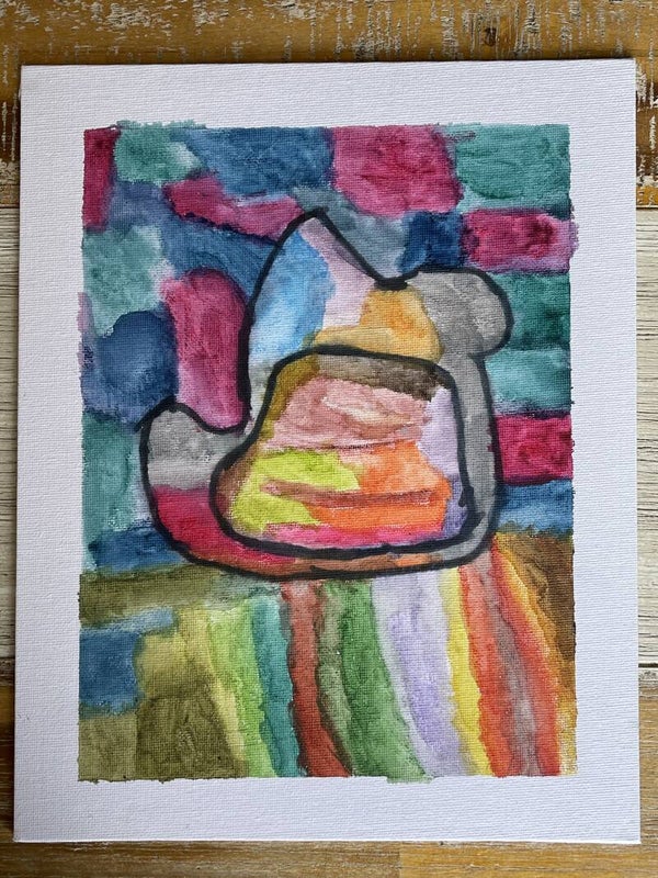 Schilderij klein 24 x 30 (Vincent)