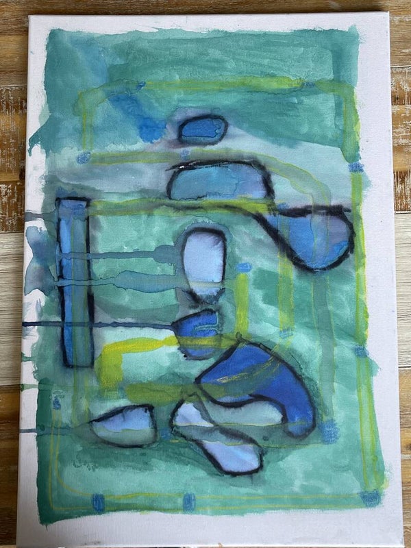 Schilderij groot op frame 40 x 60 (Vincent)