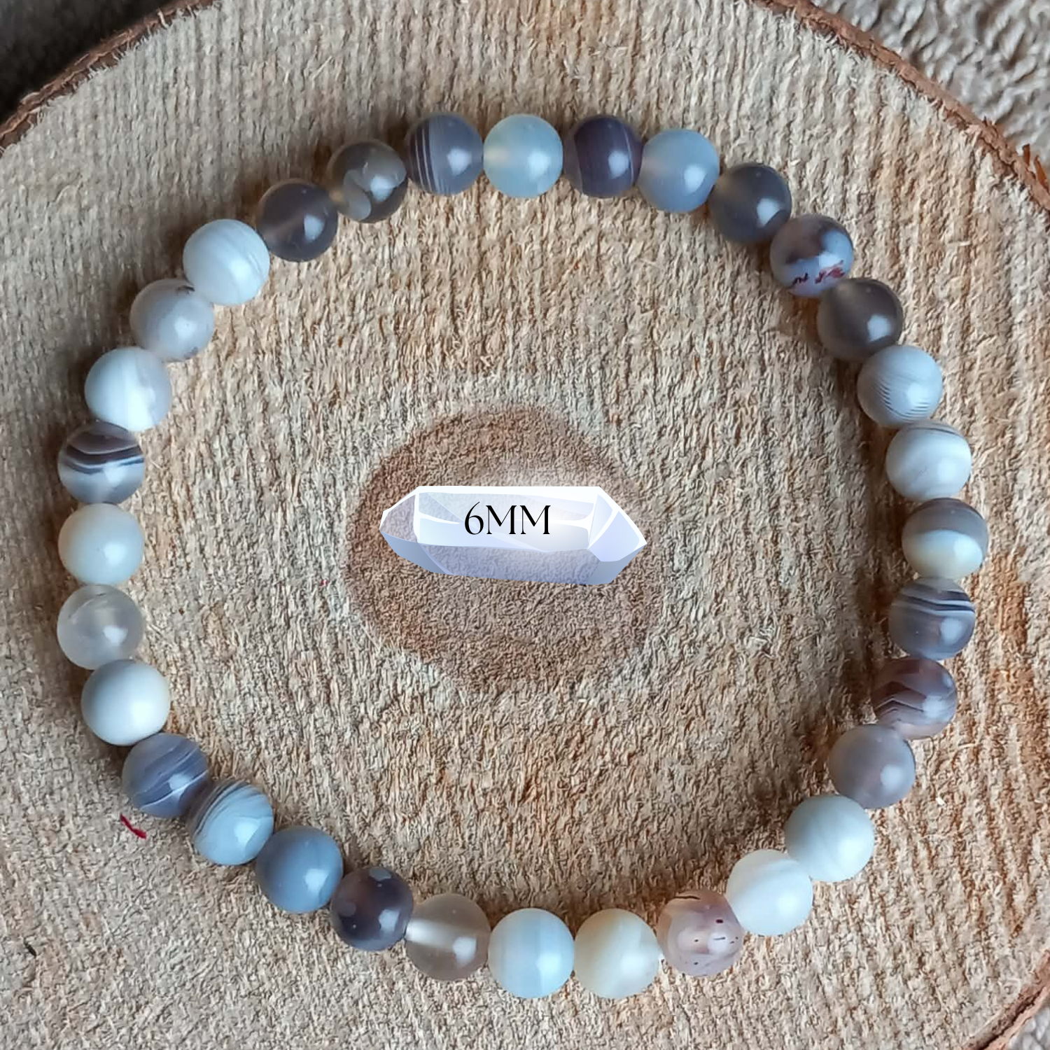 Bracelet Agate Botswana