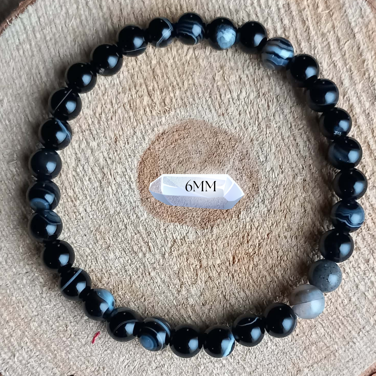 Bracelet en Agate Oeil