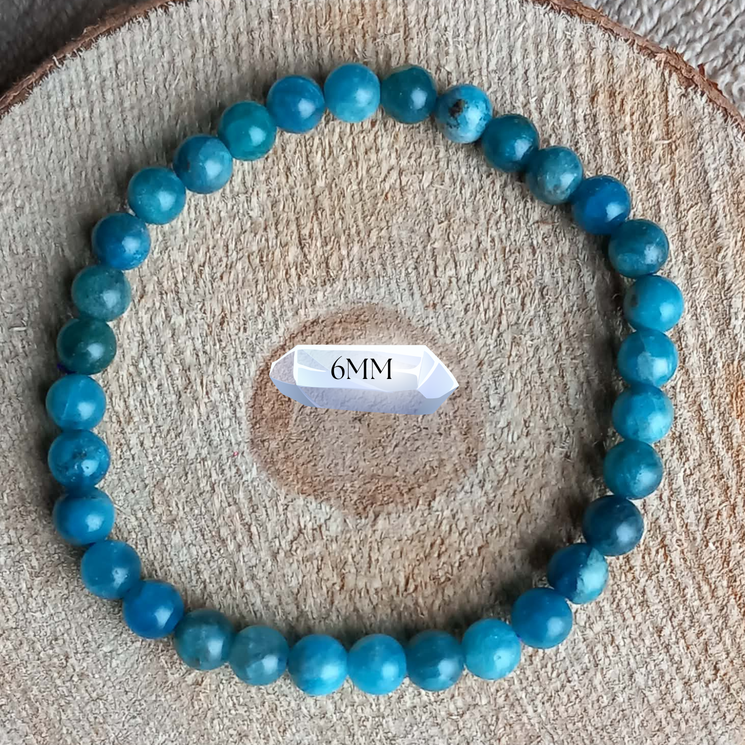 Bracelet Apatite bleue