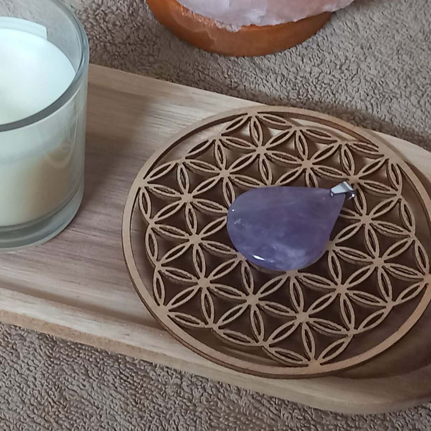 Pendentif Goutte Améthyste