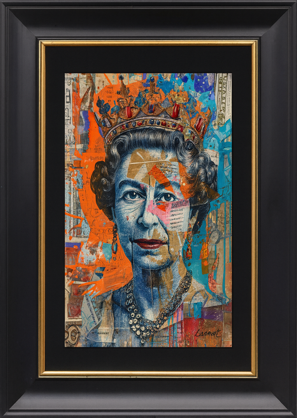 Crowned Legacy – Limited Edition Signed Abstract Royal Portrait