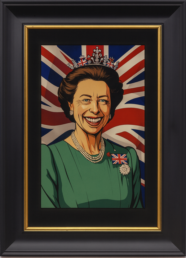 Majestic Smile – Limited Edition Royal Portrait by Anthony Cooper”