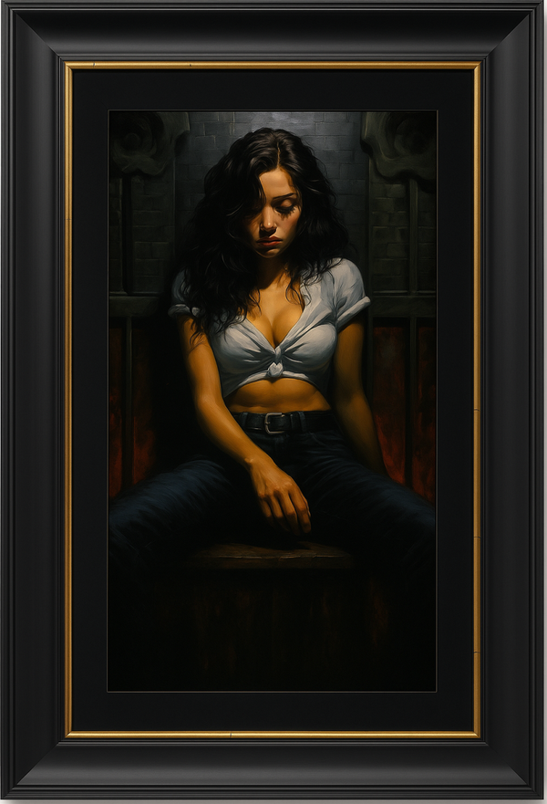 Shadows of Desire – Limited Edition Signed Figurative Artwork by Anthony Cooper