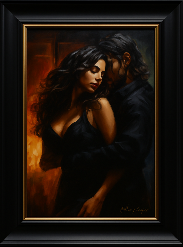 Flames of Desire – Limited Edition Signed Romantic Artwork by Anthony Cooper”
