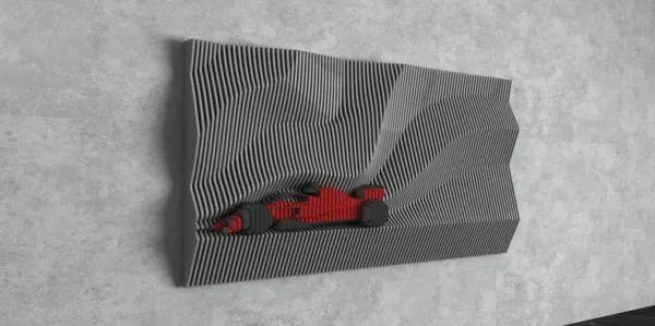 Breaking the Grid – Formula 1 3D Wall Sculpture