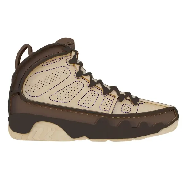 Air Jordan 9 Wall Art – 3D Layered Cut-Out Sneaker Design for Collectors & Sneakerheads