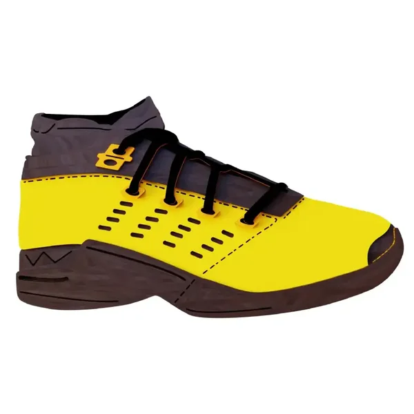 Air Jordan 17 Wall Art – 3D Layered Sneaker Silhouette with Luxury-Inspired Design