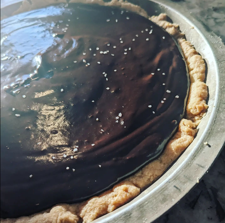 Dark Chocolate Tart with Sea Salt