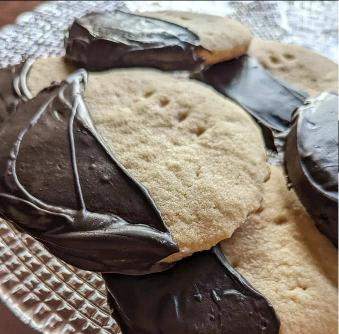 Chocolate Dipped Sugar Cookies