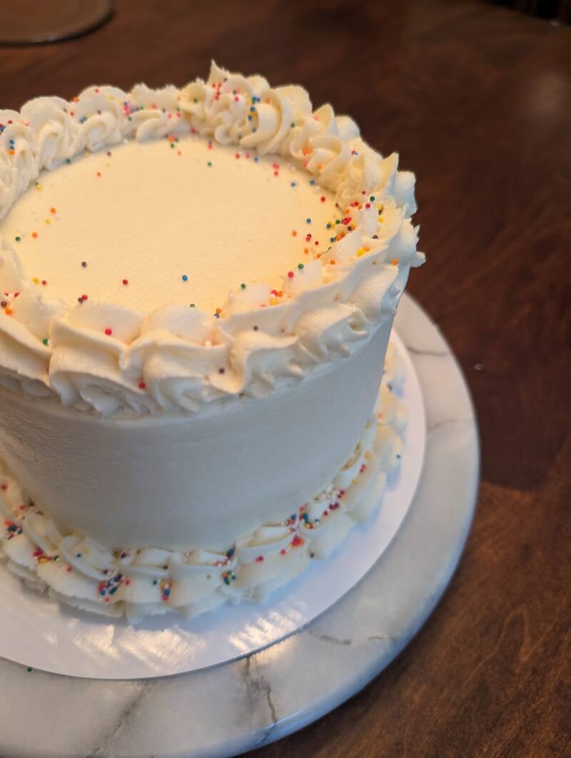 Vanilla Confetti Cake