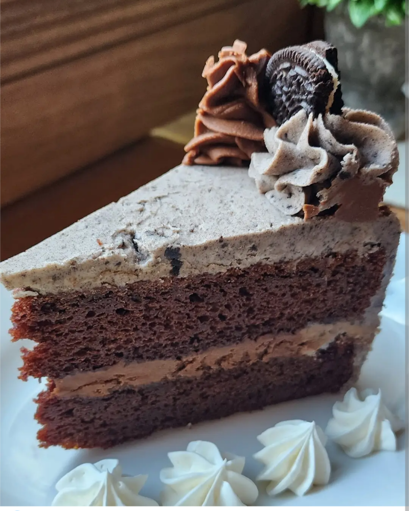 Plated Chocolate Oreo Cake